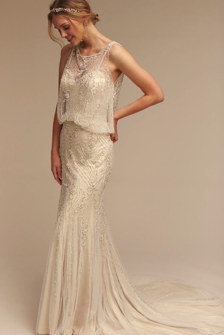 deco wedding dress