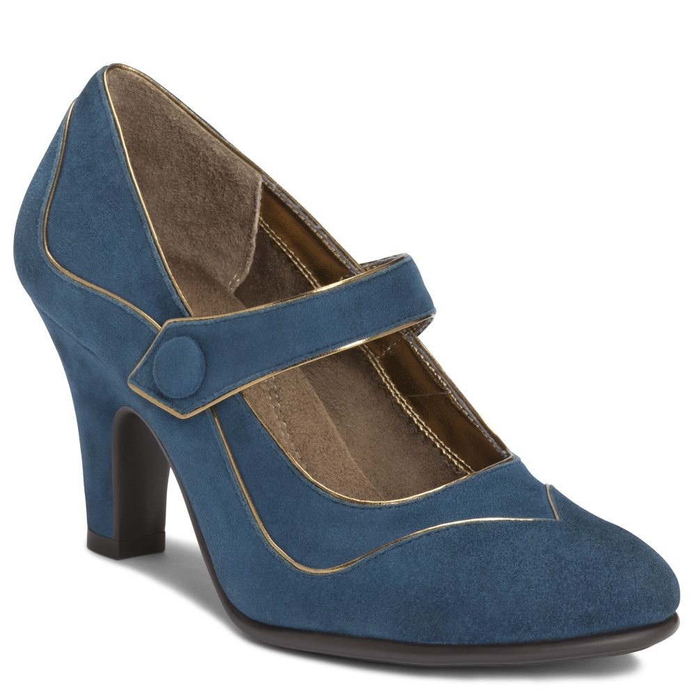Art Deco Blue Shoe