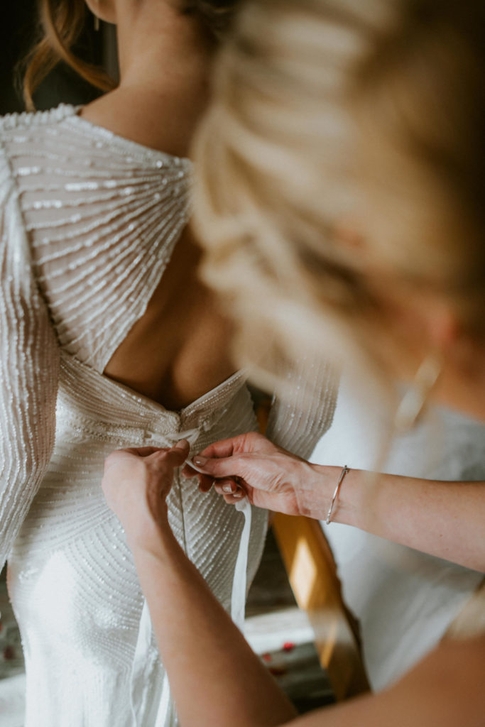 Art Deco Bridal Gown