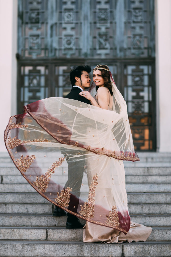 Art Deco Bridal Veil