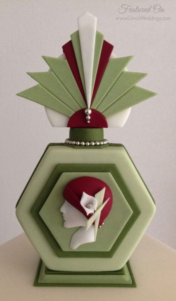 Art Deco Cake Topper