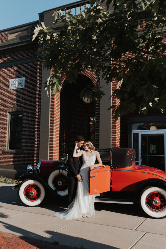 Art Deco Car 1920s Wedding