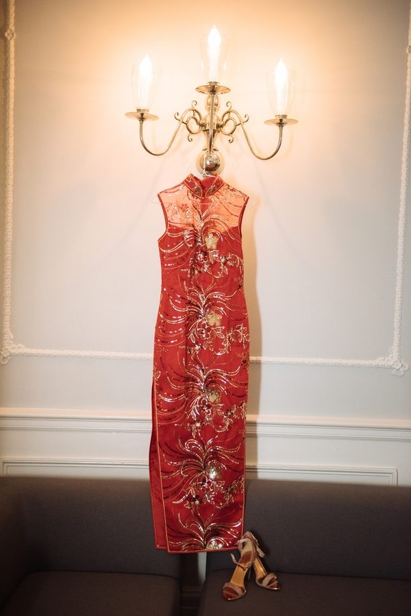 Art Deco Chinese Wedding Dress
