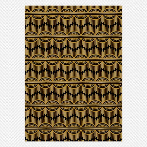 Art Deco Invitation Backer