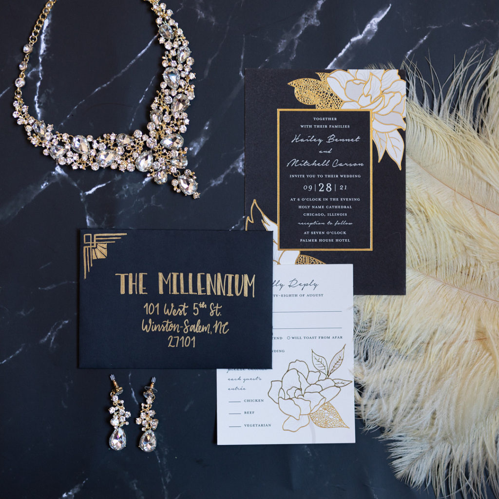 Art Deco Invitations | 1920s Wedding Inspiration