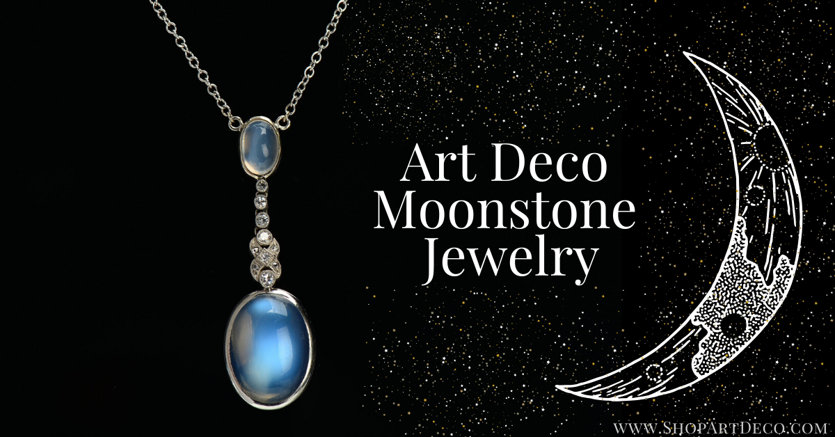 Art Deco Moonstone Jewelry