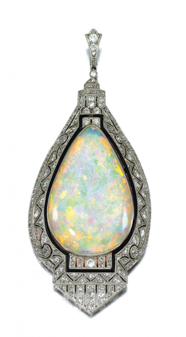 Art Deco Opal Jewelry | October Birthstone | Art Nouveau Opal
