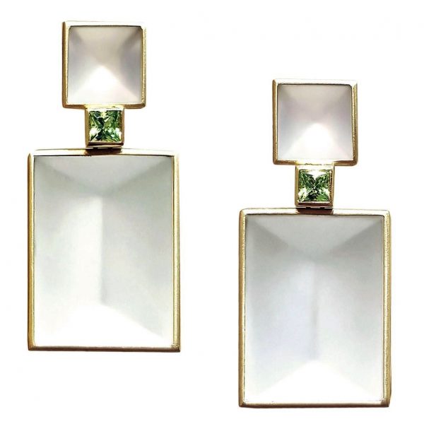 Art Deco Peridot Earrings