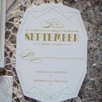 Art Deco RSVP