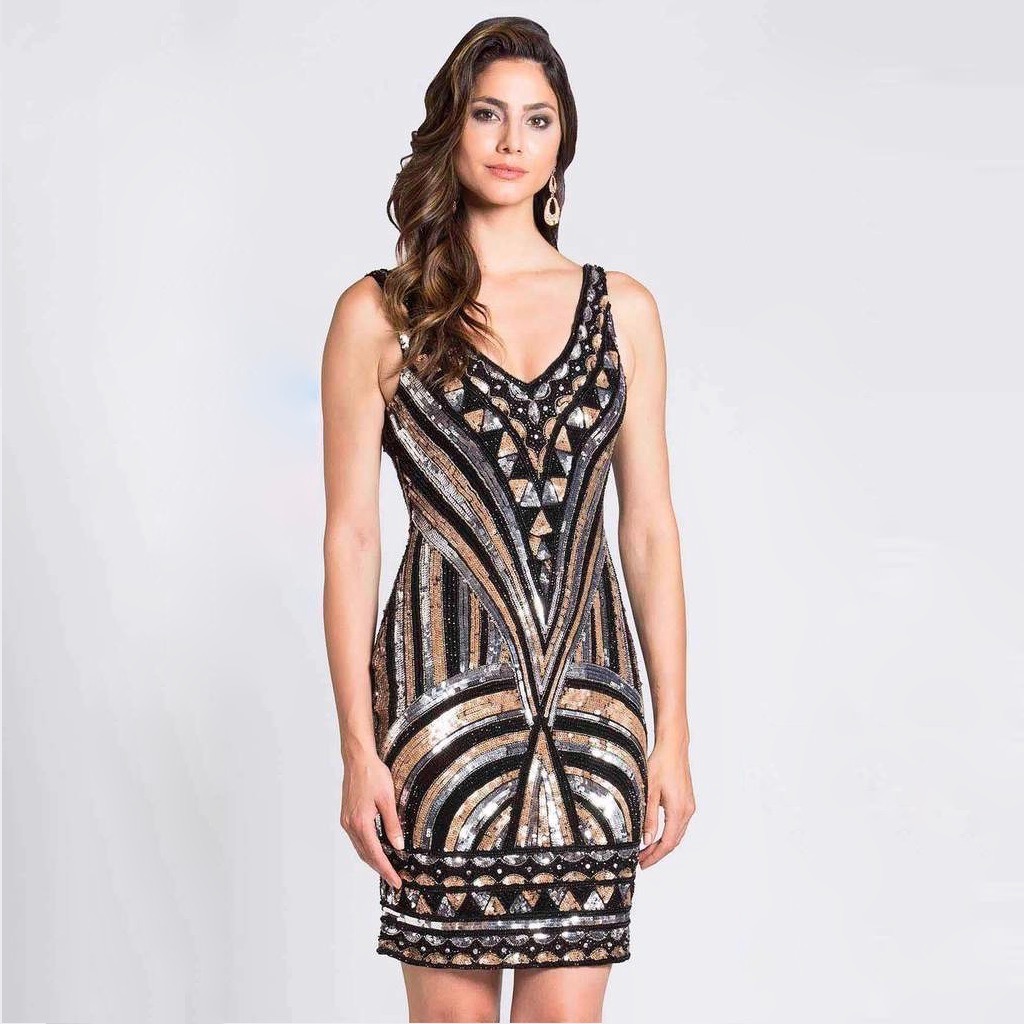 Art Deco Sequin Dress | rededuct.com