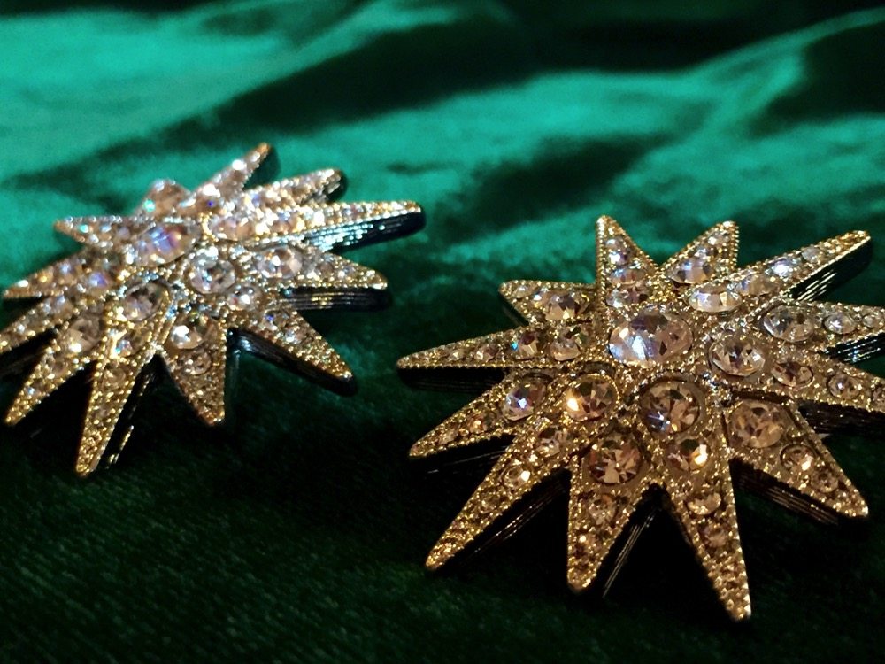 Art Deco Starburst Earrings