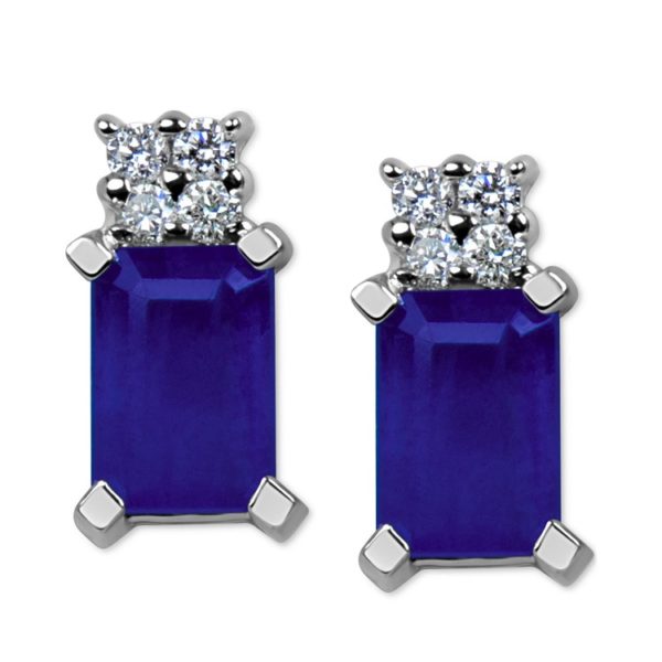 Art Deco Tanzanite Studs