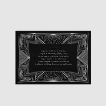 Art Deco Web Invitation