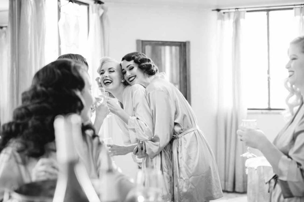 Art Deco Wedding Bridesmaids