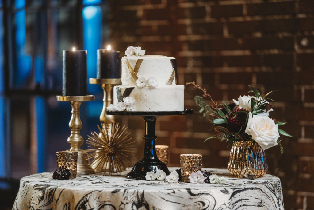 Art Dec Wedding Cake | Denver, Colorado