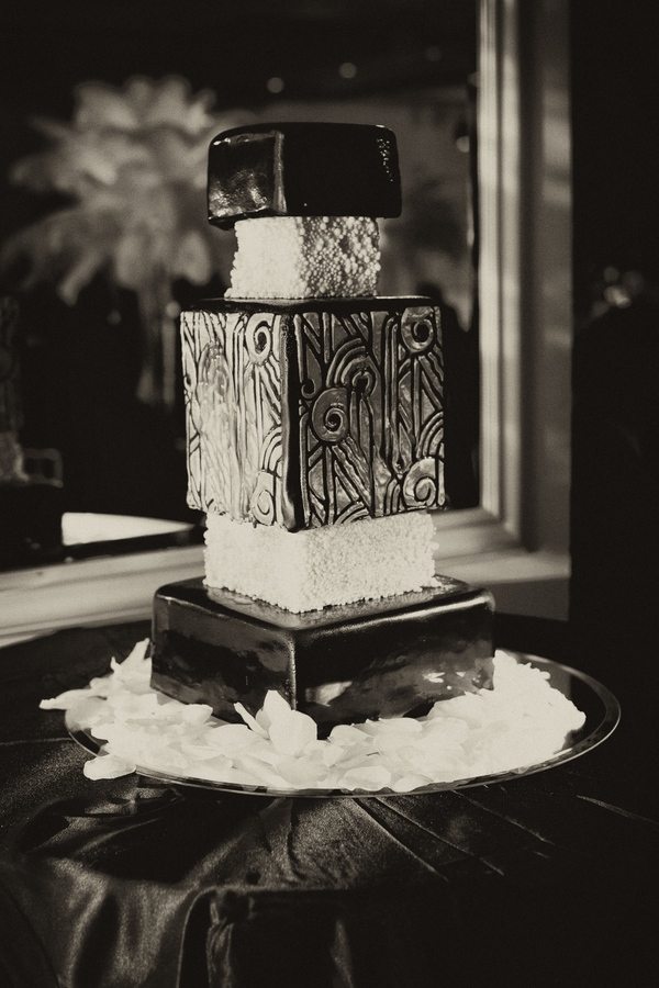 Art Deco Wedding Cake