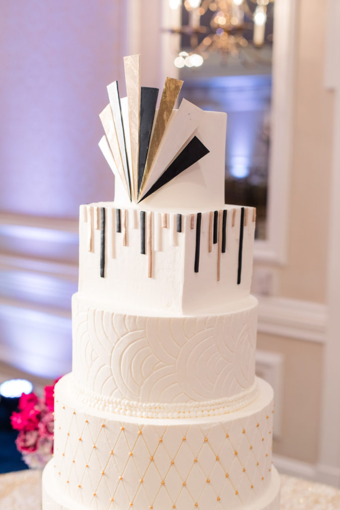 Art Deco Wedding Cake