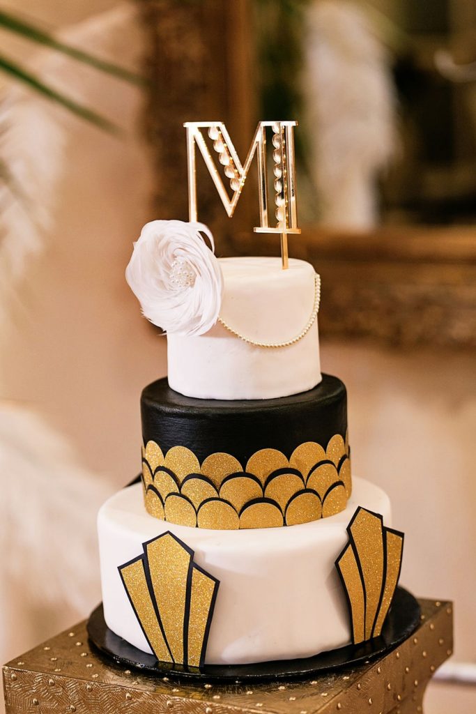 Art Deco Wedding Cake