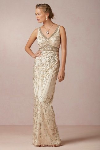 Maxine BHLDN Art Deco Wedding Dress