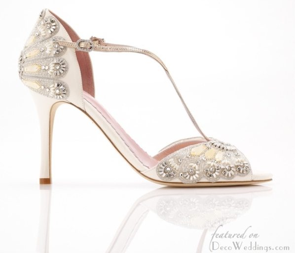 Art Deco Wedding Shoe