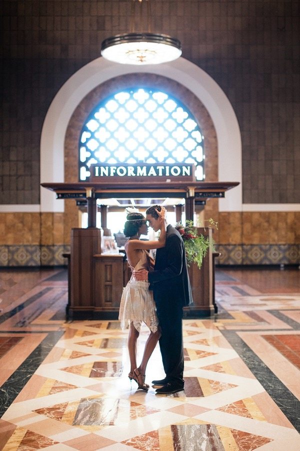 Art Deco Wedding Union Station Los Angeles