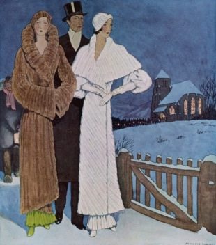 Art Deco Winter Print