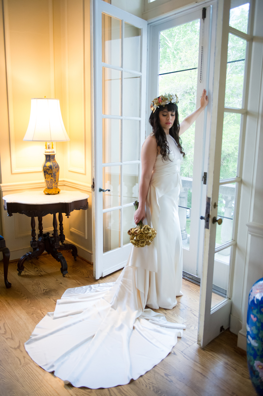 Art Nouveau Bridal Gown | Klimt Wedding Inspiration
