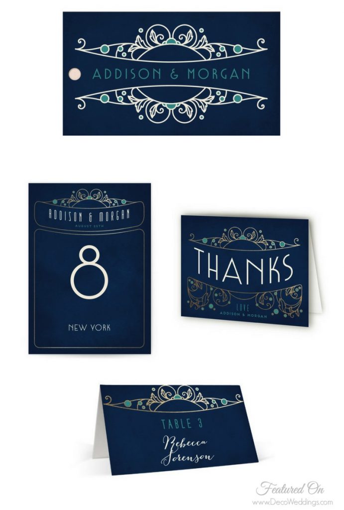 Art Nouveau Invitation Suite