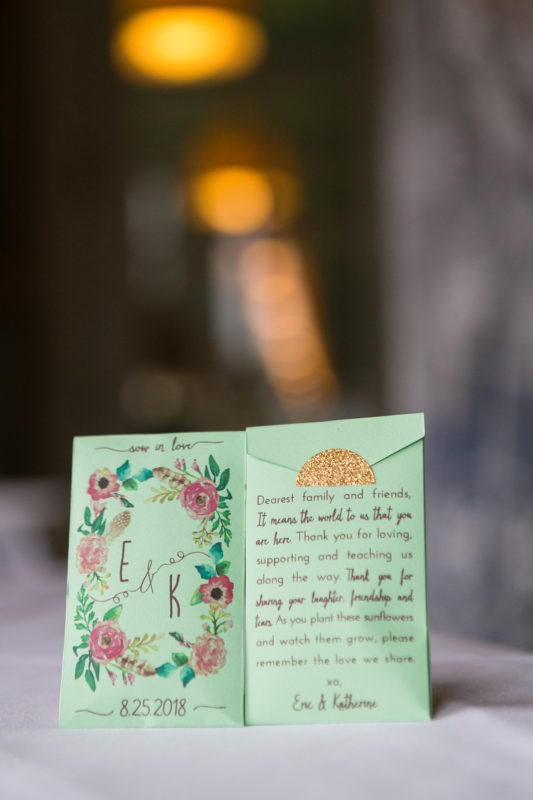 Art Nouveau Seed Packet Favors