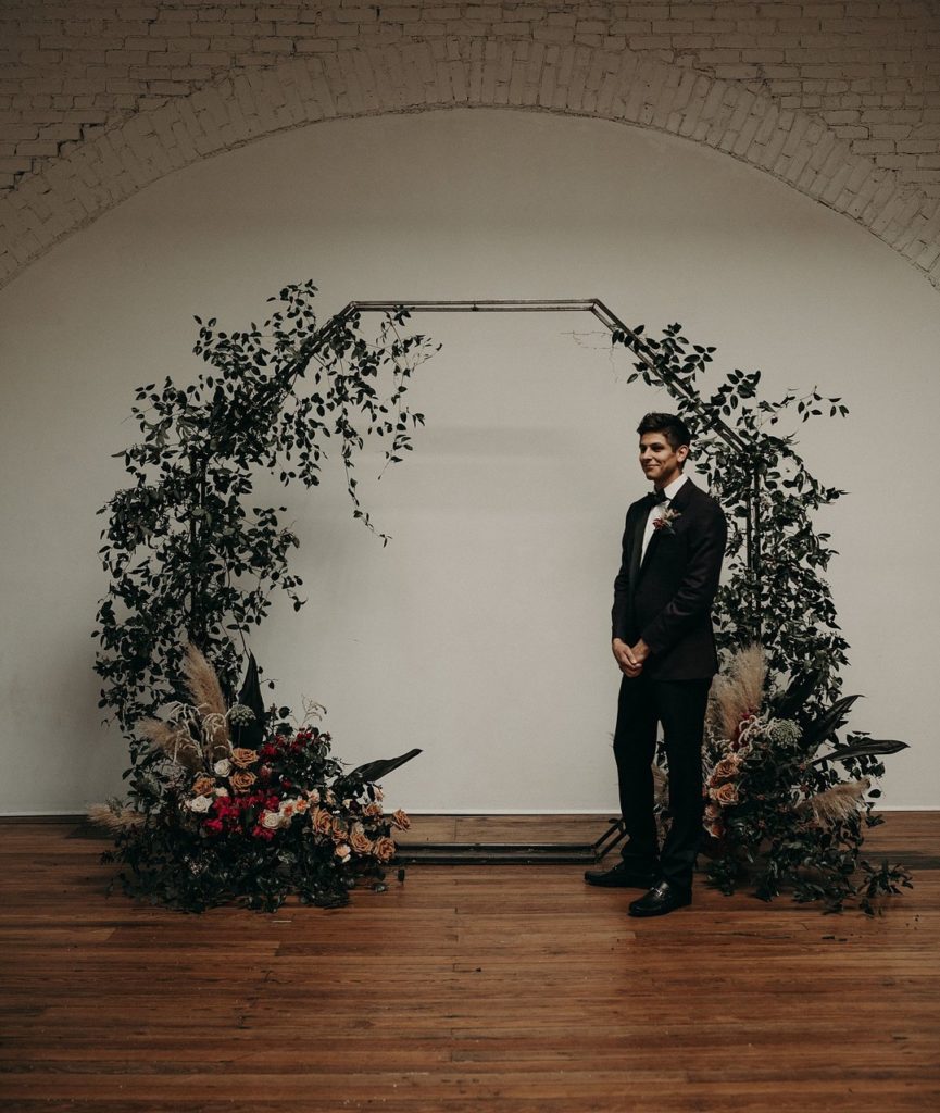 Art Nouveau Wedding Arch