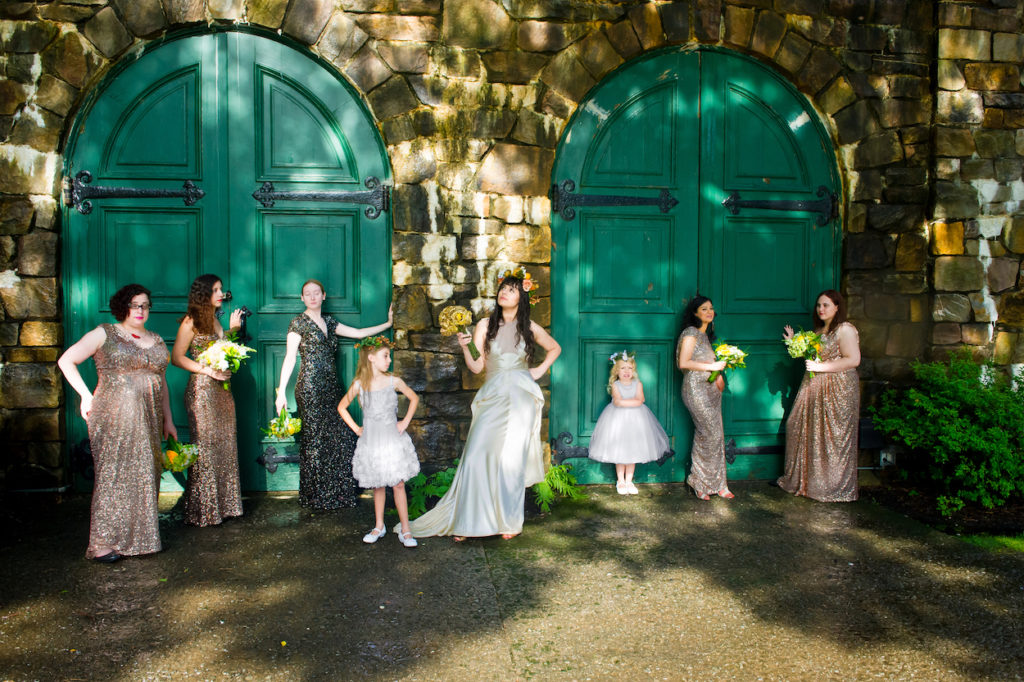 Art Nouveau Wedding Bridesmaids