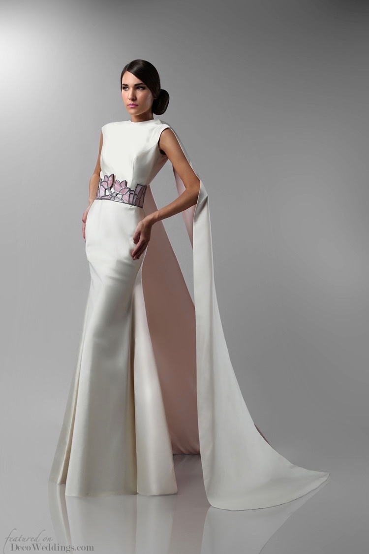 Art Nouveau Wedding Gown | Isabel Zapardiez