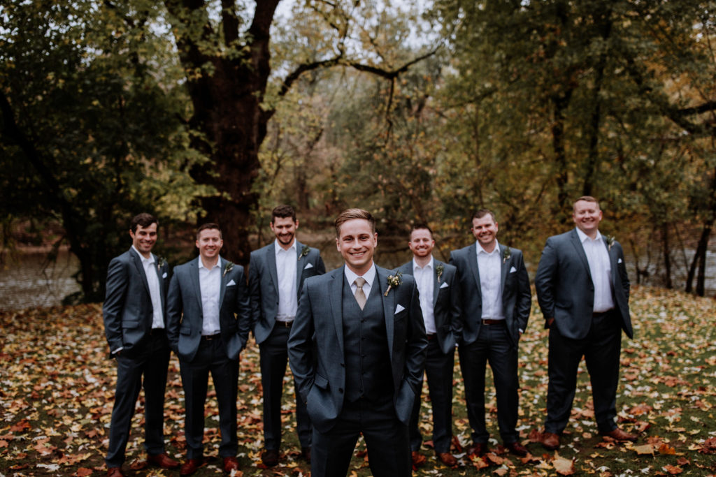 Autumn Wedding Groomsmen