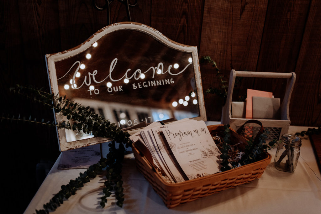 Autumn Wedding Programs | November Wedding