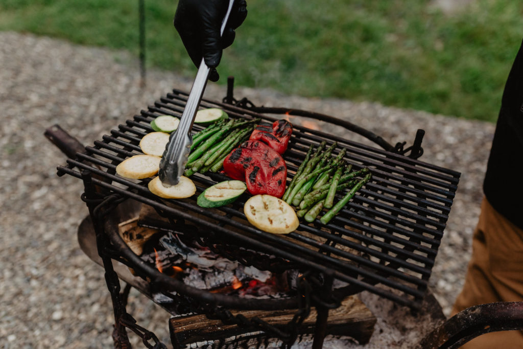 Backyard Wedding Grilling Catering