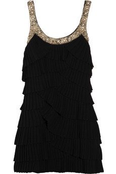 Black Beaded Flapper Dress