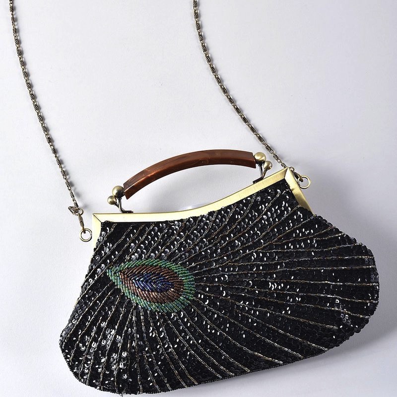 Black Feather Purse | Spend That