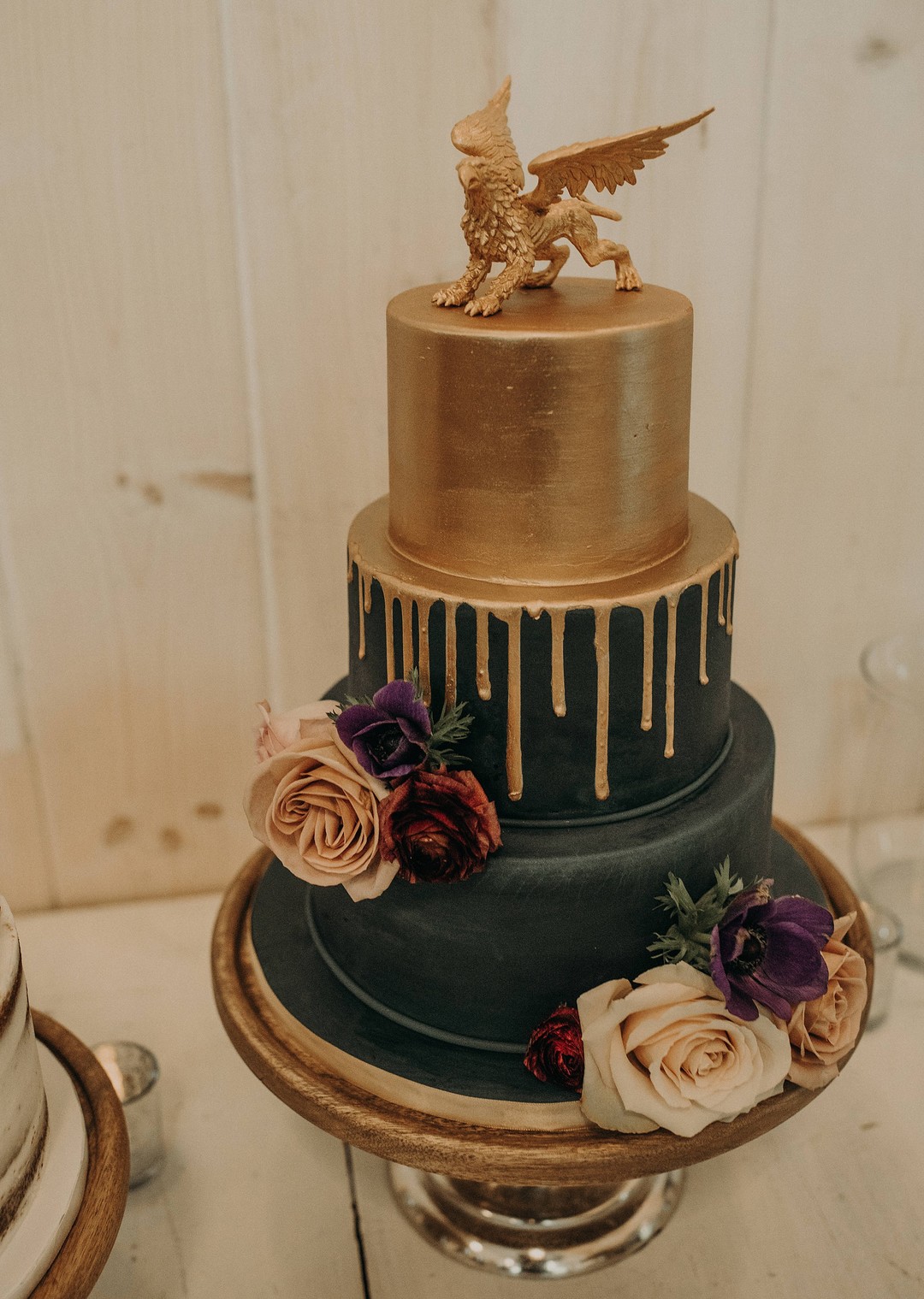 Black and Gold Cake
