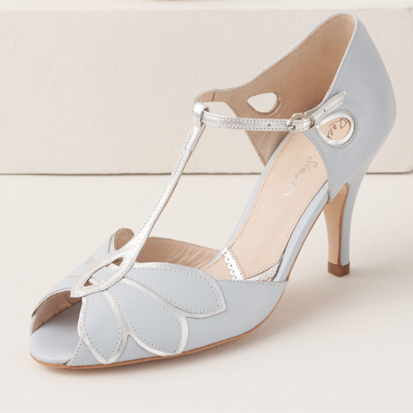 Blue 1920s Flapper Shoes | Rachel Simpson Mimosa