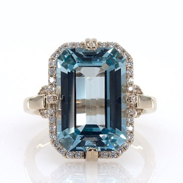 Art Deco Topaz Jewelry | November Birthstone | Antique Topaz