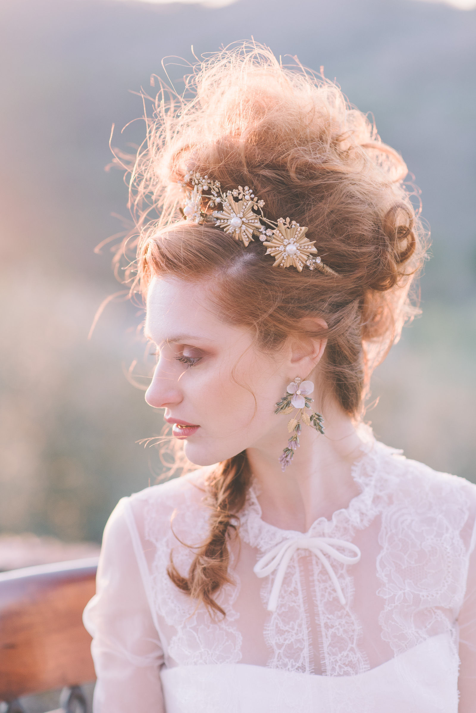 Boho Bridal Hair | Art Nouveau Bride