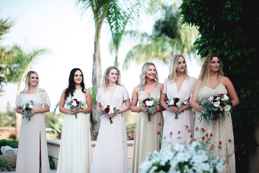 Boho Bridesmaids | California Boho Glam Wedding