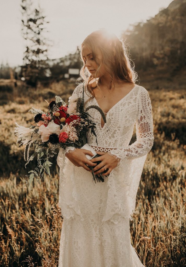 Boho Vintage Bridal Bouquet