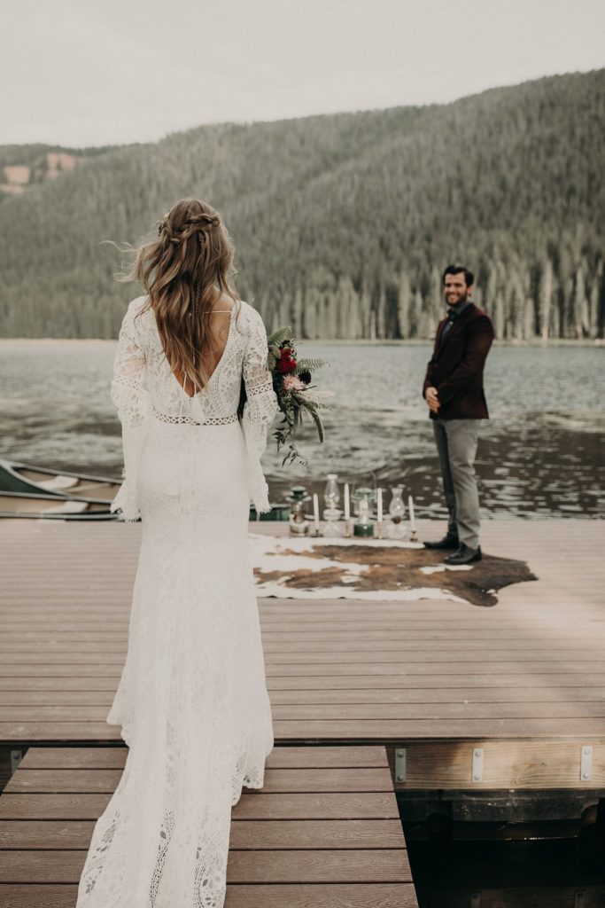 Lakeside Mountain Wedding Ceremony