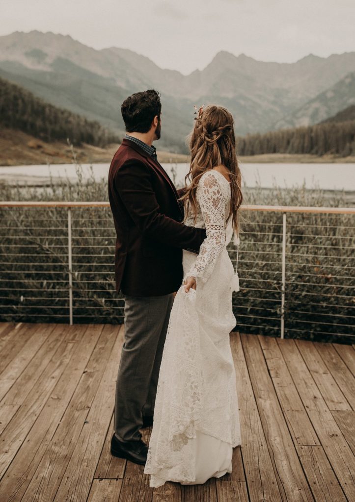 Boho Vintage Mountain Wedding Colorado