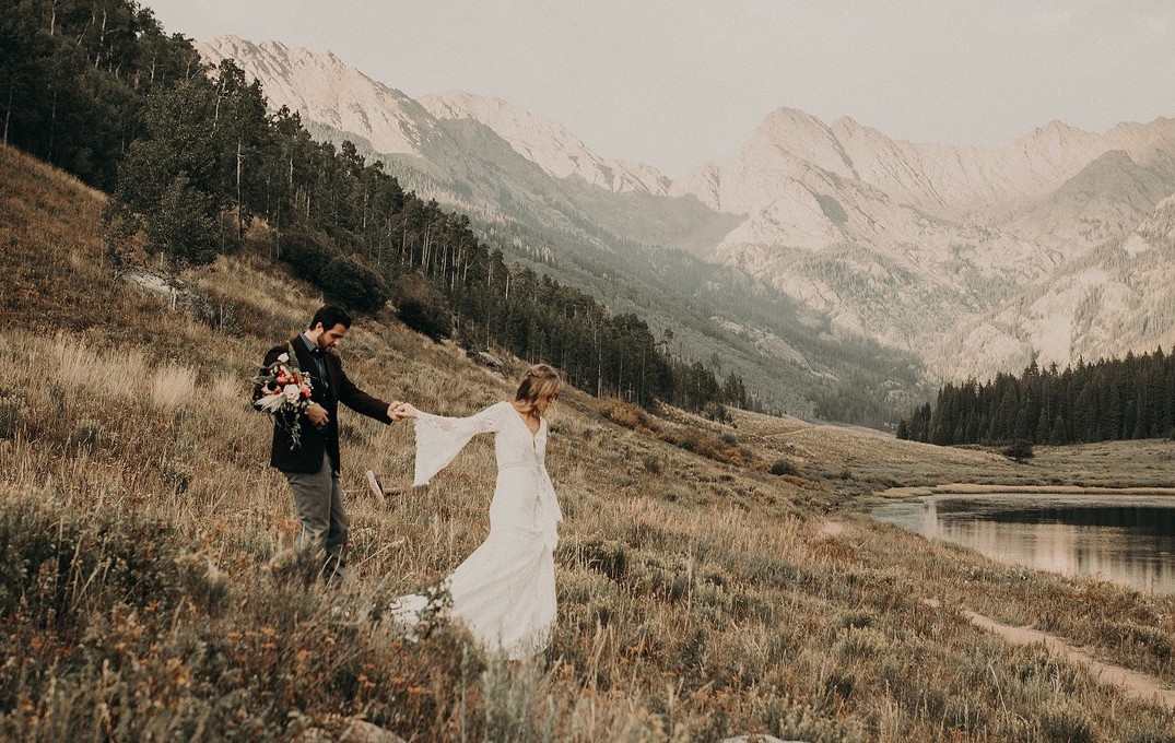 Vintage Boho Mountain Wedding