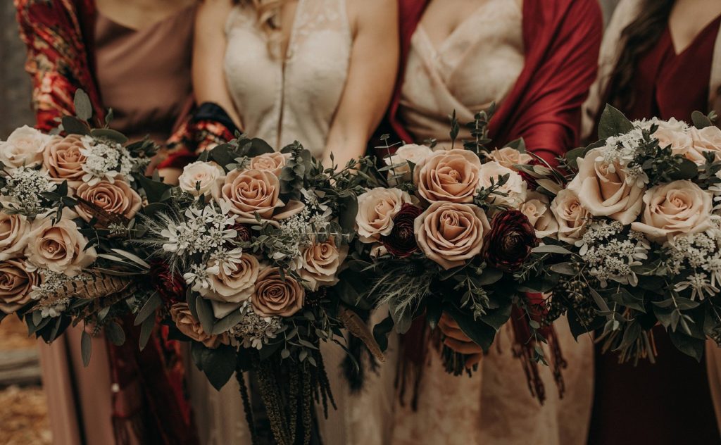 Vintage Barn Wedding Bouquets