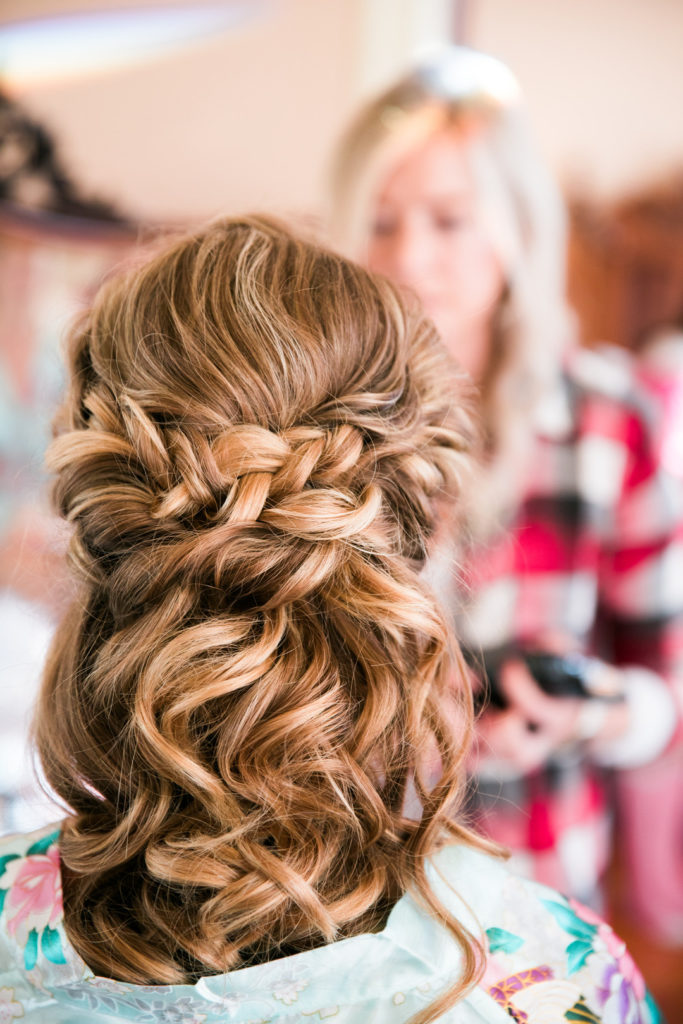 Braided Bridal Hair Waves | Vintage Wedding