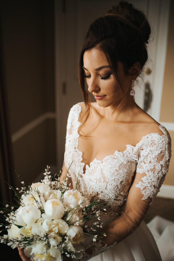 Bridal Bouquet | Elegant Vintage Country Club Wedding