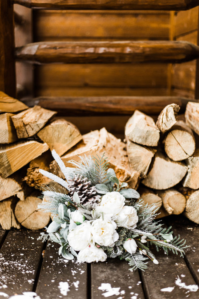 Bridal Bouquet | Winter Wonderland Elopement